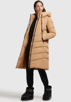 Khujo KlaydCappotto InvernaleOcker Donna Cappotti KH121U14O-E11 -Delem a71f5ff66cf64e9fbbf98bb8fe64db11