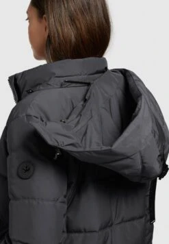 Khujo KleoCappotto InvernaleDunkelgrau Donna Cappotti KH121U15Q-C11 -Delem a7968881a30642888592ef9fea4df01b