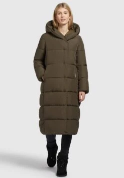 Khujo LainaCappotto InvernaleDunkel Khaki Donna Cappotti KH121U1CO-M11 -Delem a7ffddf7edaf4d5eb74115898b89846b