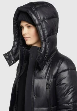 Khujo Melona ShinyCappotto InvernaleSchwarz Donna Cappotti KH121U15D-Q11 -Delem a93779126c6441009d5f9b5f66604d70