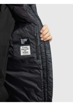 Khujo DakotaCappotto InvernaleDunkelblau Gemustert Donna Cappotti KH121U14X-K11 -Delem a985c40b9b364417ac53d532790ce25d