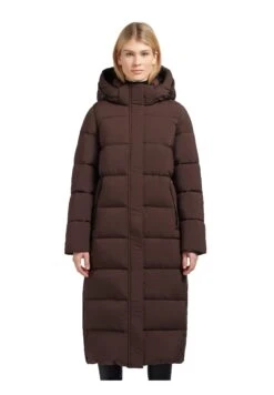 Khujo Saima MattCappotto InvernaleDunkelbraun Donna Cappotti KH121U19Z-O11 -Delem a9fef0e96db84b73964ead8ef106daca