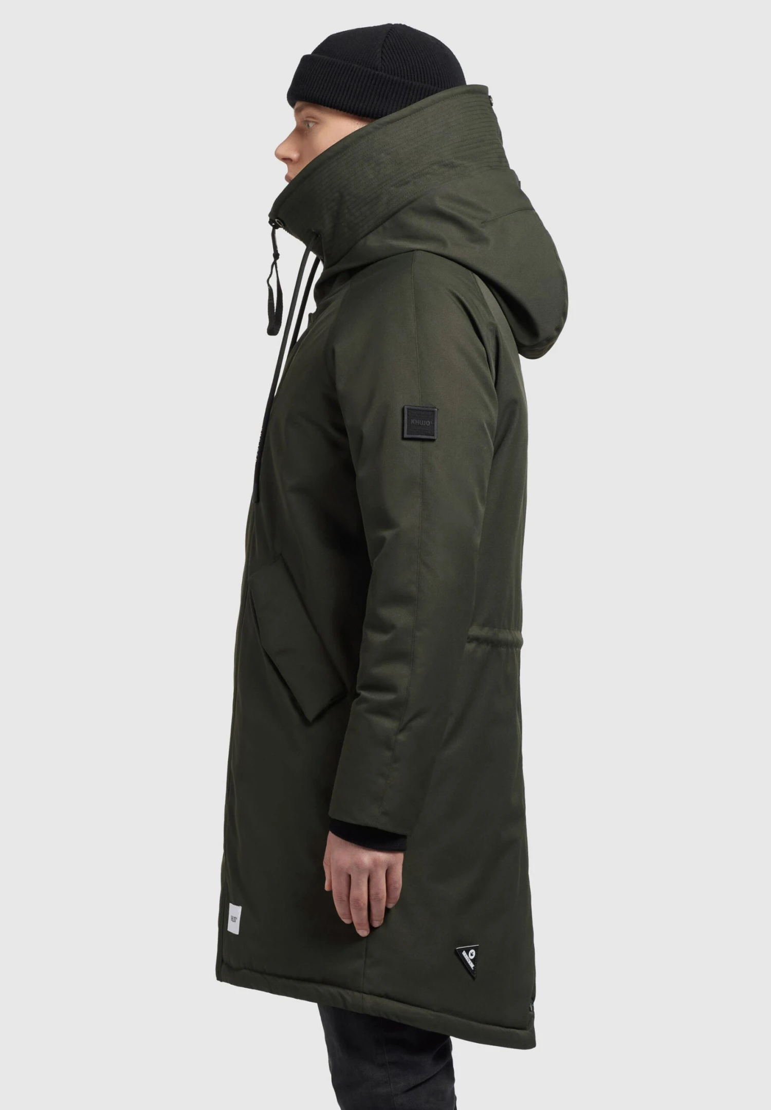 Khujo HantCappotto InvernaleDunkelgrün Uomo Cappotti KH122T0FY-M11 4 Khujo HantCappotto InvernaleDunkelgrün Uomo Cappotti KH122T0FY-M11 - immagine 4