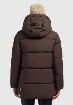 Khujo Soraya MattCappotto InvernaleDunkelbraun Donna Cappotti KH121U1BN-O11 -Delem aaffda5a1e844cef9dc45d217cbf0e47