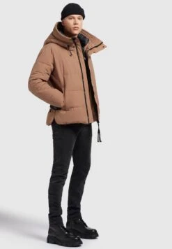 Khujo Barat3 - Giacca Invernale - Beige -Delem ab6364cea92b4affbcb01ce1088d3278