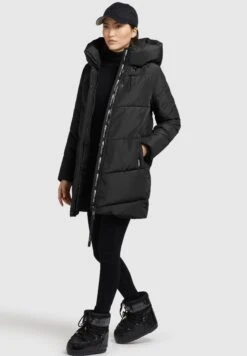 Khujo Jordis 4Cappotto InvernaleSchwarz Donna Cappotti KH121U14D-Q11 -Delem acdb704b0efa4c5f8a74353185f22e3e
