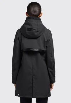 Khujo IzafImpermeabileSchwarz Donna Cappotti KH121U18R-Q11 -Delem ad26ed270223426ca9025f419c527406