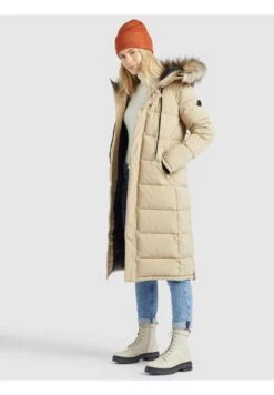Khujo LissandraCappotto InvernaleBeige Donna Cappotti KH121U12N-B11 -Delem ad6a8fd5503a46ea80ae5cb60d0693ac