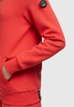 Khujo RhabeaFelpa Con CappuccioRot Donna Felpe KH121J077-G11 -Delem af2745fee34441e1baffc7ec2140154a