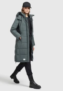 Khujo ClivCappotto CortoTürkisgrün Donna Cappotti KH121U15G-L11 -Delem aff41b9097f34e15be1e564608403a46