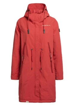 Khujo Adda - Parka - Rot -Delem b01464eb1a1e4d05b2068cec3eb85a8b