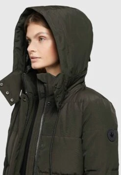 Khujo EuniceCappotto InvernaleDunkeloliv Donna Cappotti KH121U168-N11 -Delem b0ead545ec83476989192eff568c4de3