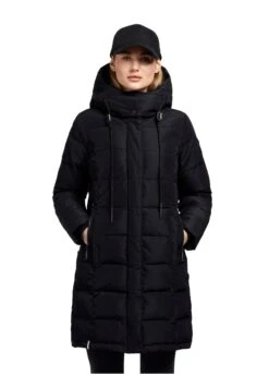 Khujo Mantel CupsCappotto InvernaleSchwarz Donna Cappotti KH121U1CK-Q11 -Delem b15c7f14db664353b003cf21626a6363