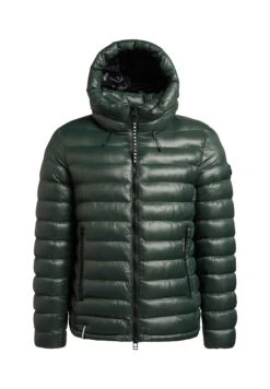 Khujo Tidom ShinyGiacca InvernaleDunkelgrün Uomo Giacche KH122T0G7-M11 -Delem b20447f0dfee4893ab969d5795b7c7f9