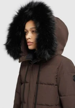 Khujo Degi Cappotto InvernaleDunkelbraun Donna Cappotti KH121U1C2-O11 -Delem b207a144c6d24ffd91bbb847fccf16bb