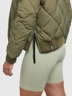 Khujo LeonaGiubbotto BomberLea Gre Donna Giacche E Blazer KH121G0DU-N11 -Delem b277a8ce043049c681c0e5f9c5bc2eff