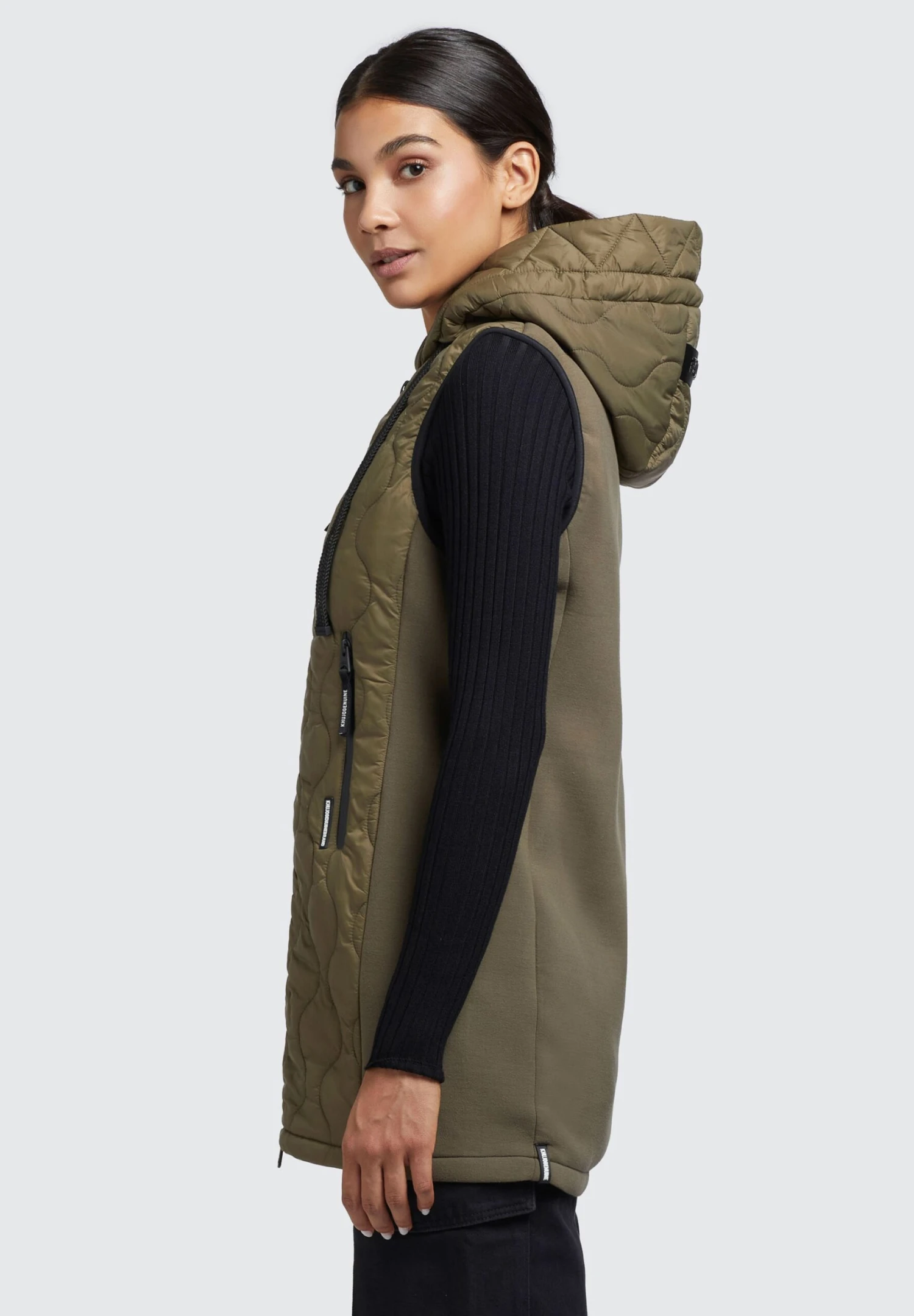 Khujo MalinSmanicatoOlivgrün Donna Giacche E Blazer KH121U19E-N11 5 Khujo MalinSmanicatoOlivgrün Donna Giacche E Blazer KH121U19E-N11 - immagine 5