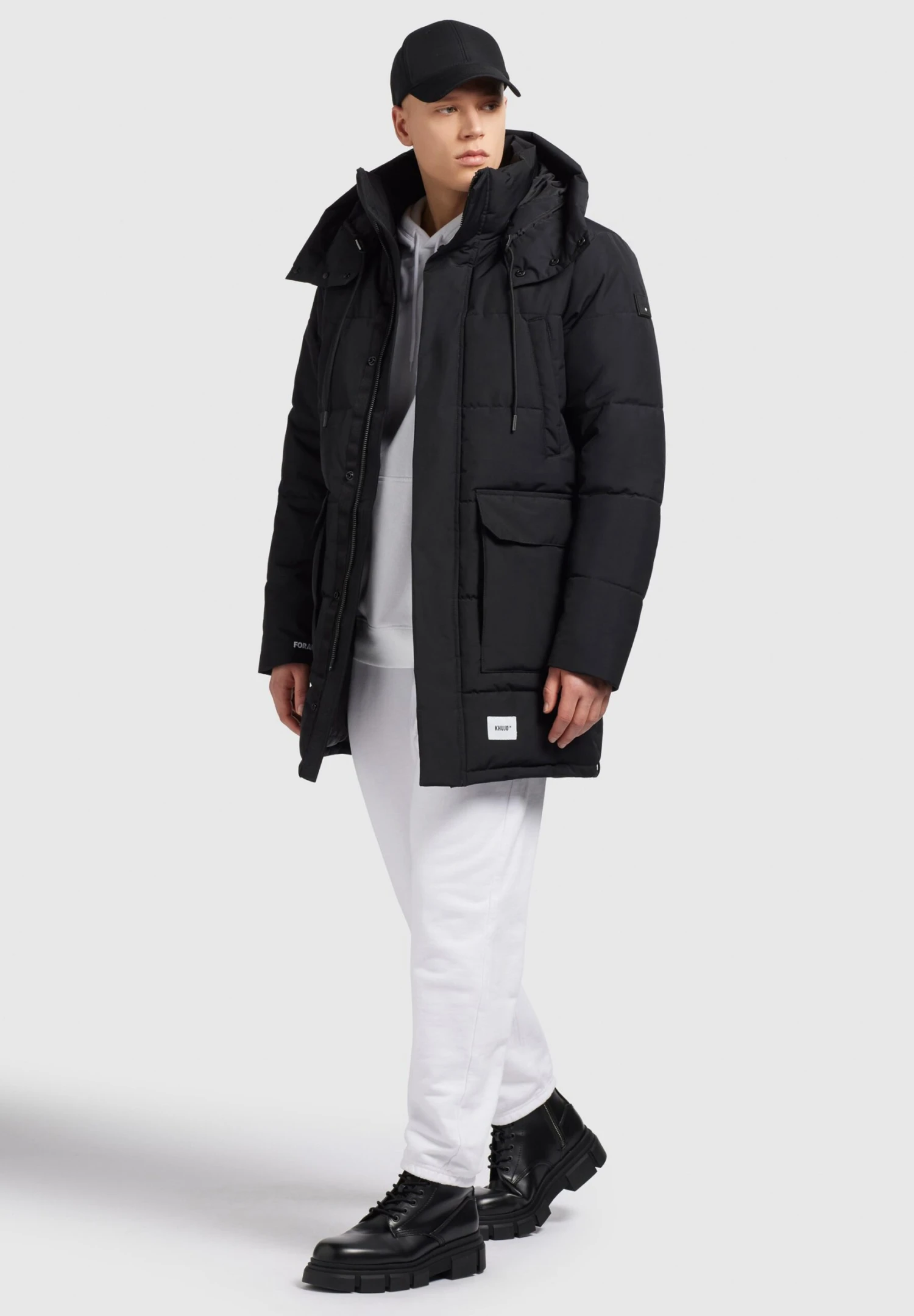 Khujo Mantel Vivas2Cappotto InvernaleSchwarz Uomo Cappotti KH122T0FP-Q11 2 Khujo Mantel Vivas2Cappotto InvernaleSchwarz Uomo Cappotti KH122T0FP-Q11 - immagine 2