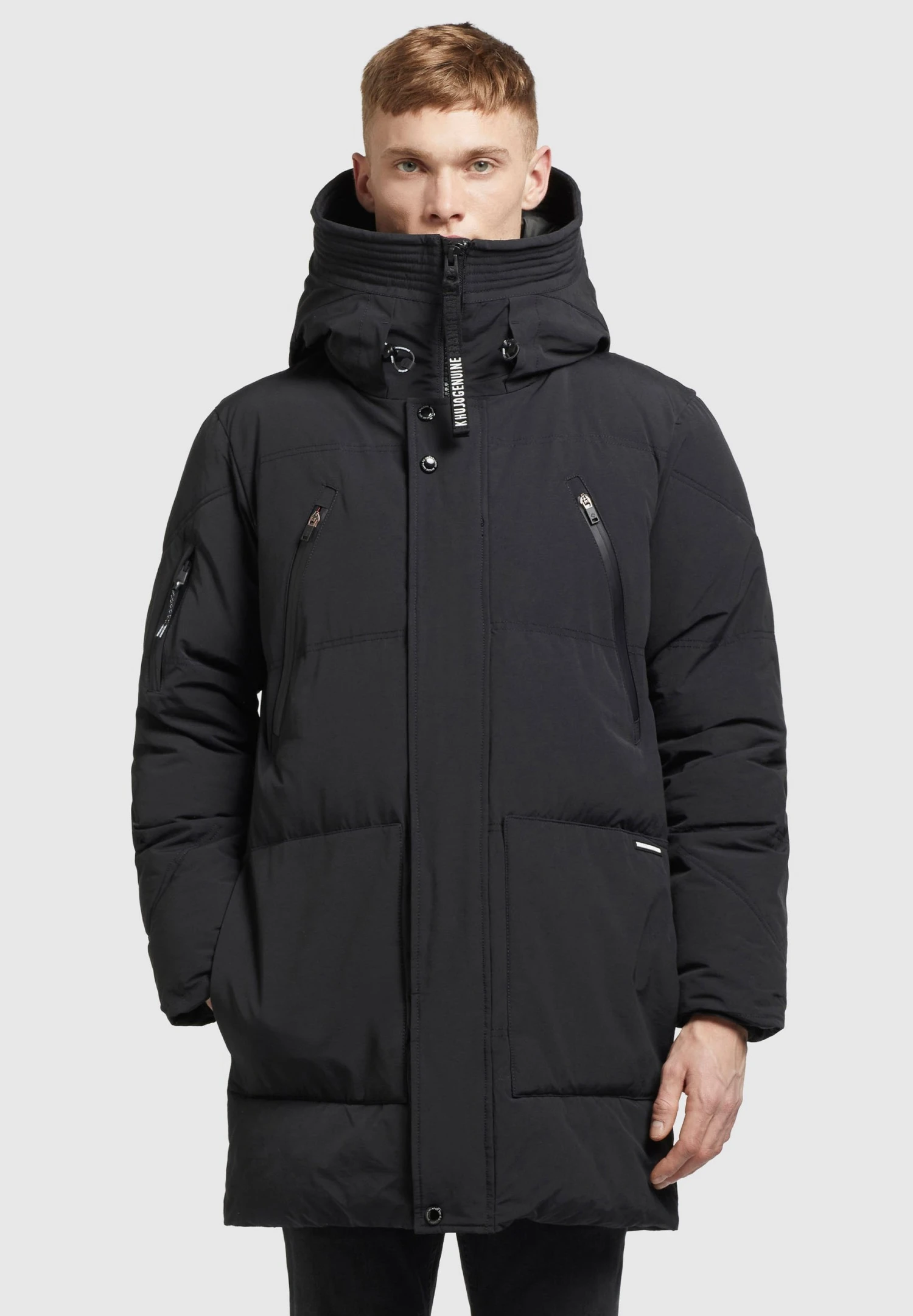 Khujo RexxGiacca InvernaleSchwarz Uomo Giacche KH122T0E6-Q11 1 Khujo RexxGiacca InvernaleSchwarz Uomo Giacche KH122T0E6-Q11