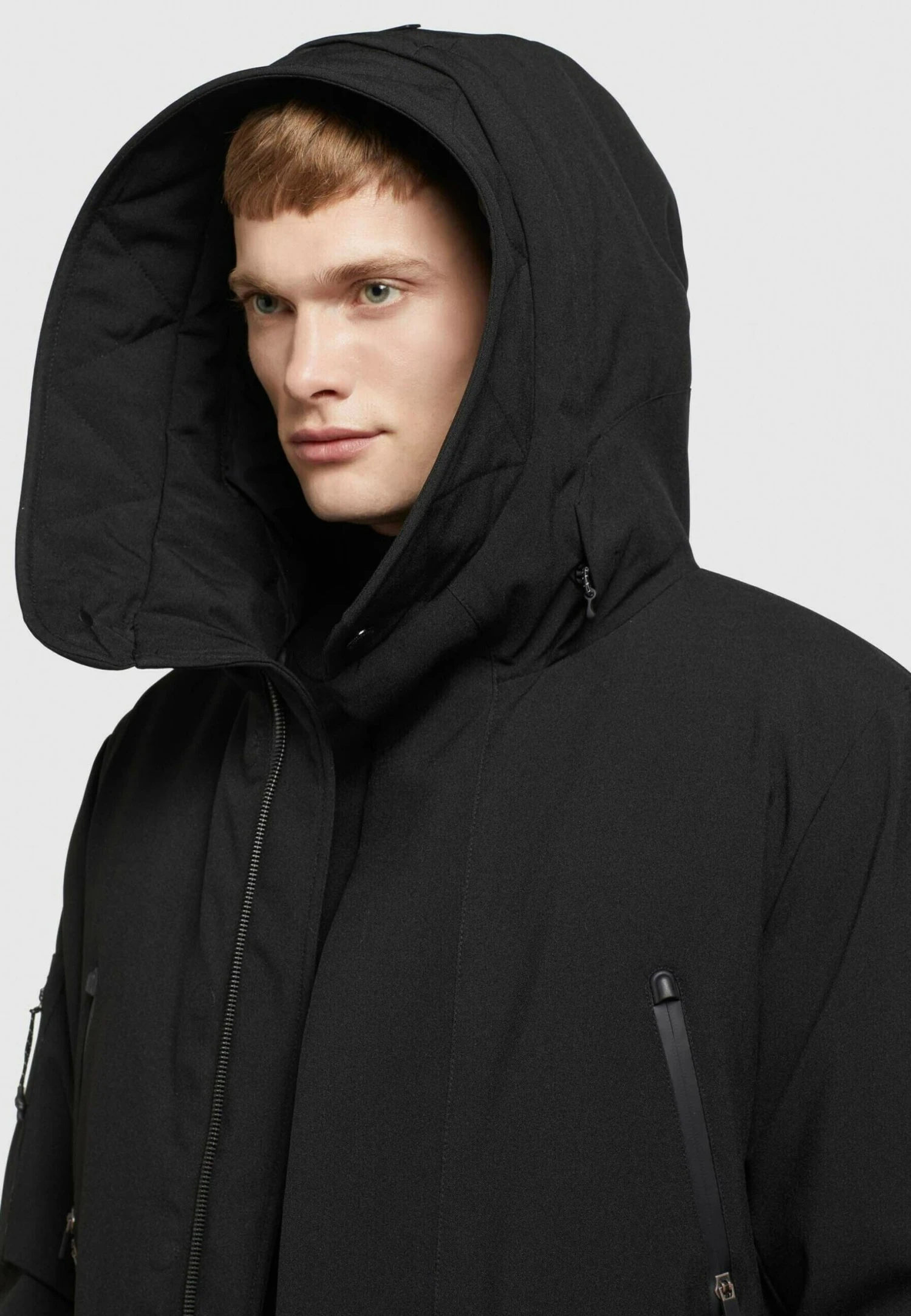 Khujo CarlCappotto InvernaleSchwarz Meliert Uomo Cappotti KH122T0DH-Q11 5 Khujo CarlCappotto InvernaleSchwarz Meliert Uomo Cappotti KH122T0DH-Q11 - immagine 5