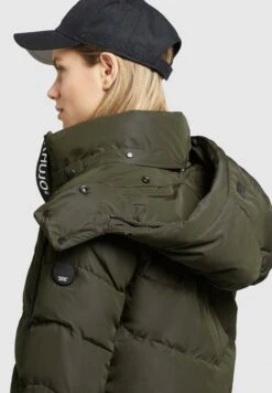 Khujo HubaCappotto InvernaleDunkelgrün Donna Cappotti KH121U15R-M11 -Delem b73d969aea5a405d8204143669b96552