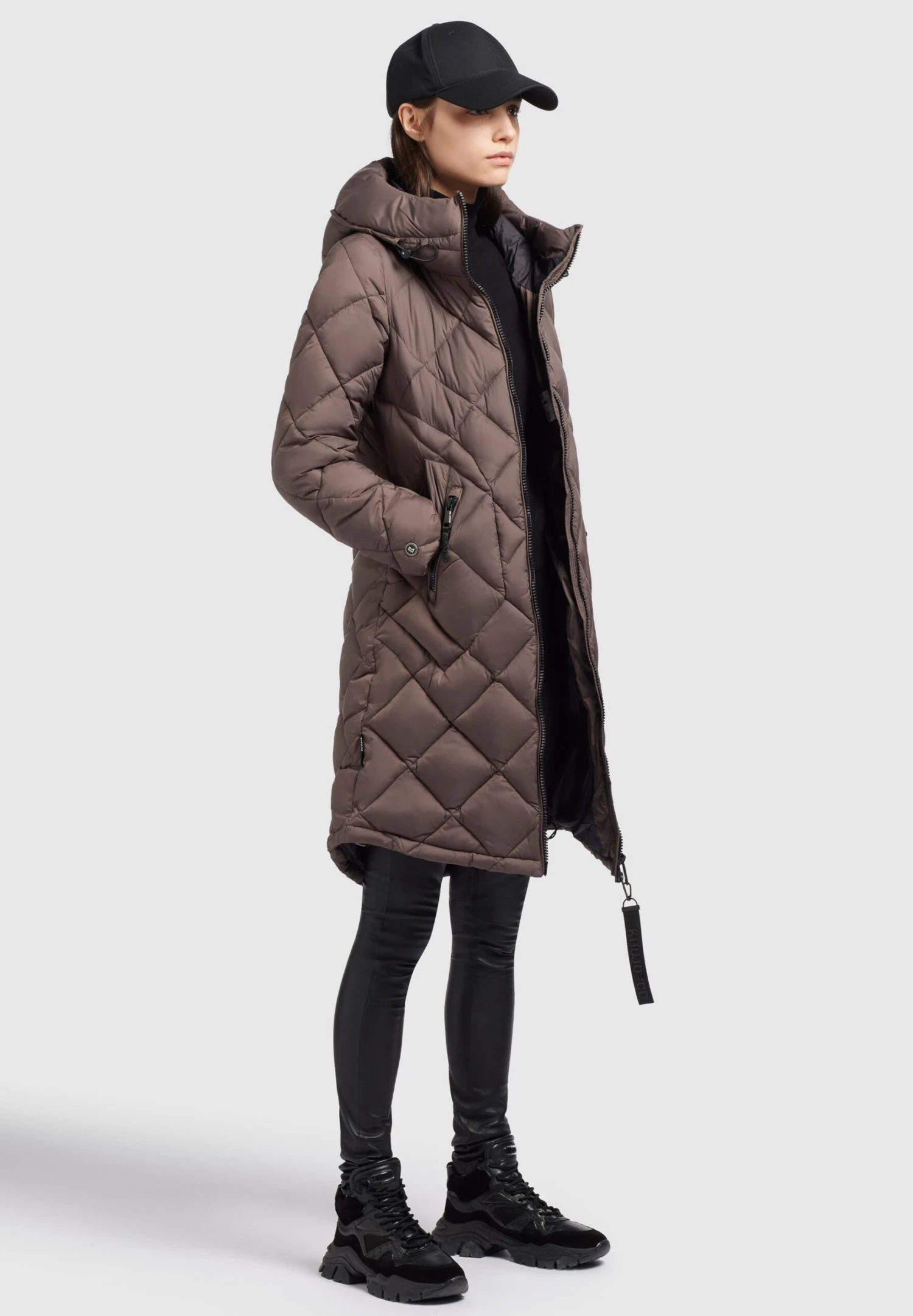 Khujo ZaritaCappotto InvernaleTaupe Donna Cappotti KH121U1B4-B11 7 Khujo ZaritaCappotto InvernaleTaupe Donna Cappotti KH121U1B4-B11 - immagine 7