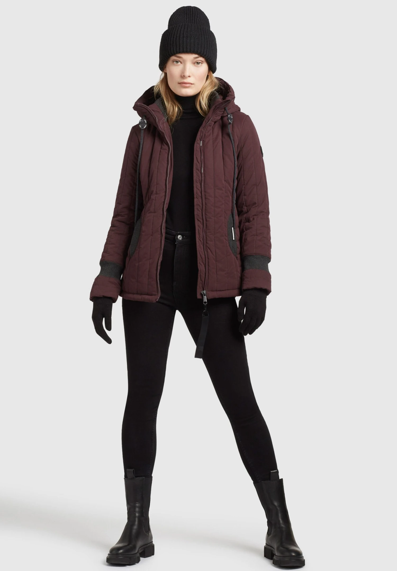 Khujo Tweety Prime5 PeachedGiacca Da Mezza StagioneWeinrot Donna Giacche E Blazer KH121U11F-G11 4 Khujo Tweety Prime5 PeachedGiacca Da Mezza StagioneWeinrot Donna Giacche E Blazer KH121U11F-G11 - immagine 4