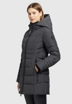 Khujo Amaray4Cappotto InvernaleDunkelgrau Donna Cappotti KH121U1C3-C11 -Delem b8d3e9252ee64628aa06d752343d954c