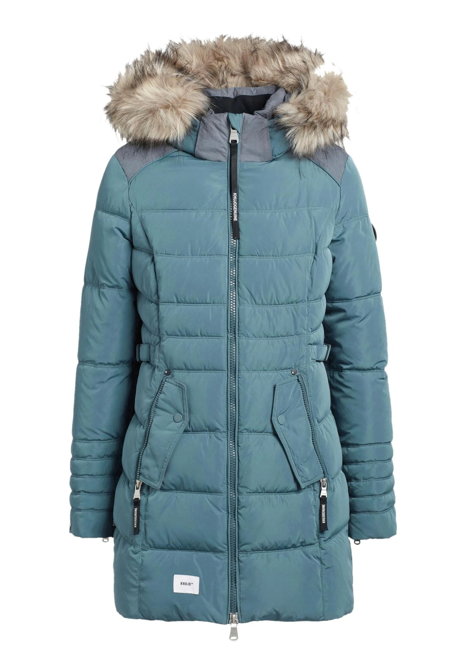 Khujo Amaray2Cappotto InvernaleBlaugrau Donna Cappotti KH121U129-K11 9 Khujo Amaray2Cappotto InvernaleBlaugrau Donna Cappotti KH121U129-K11 - immagine 9