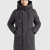 Khujo HaakCappotto InvernaleDunkelgrau Uomo Cappotti KH122T0CR-C11