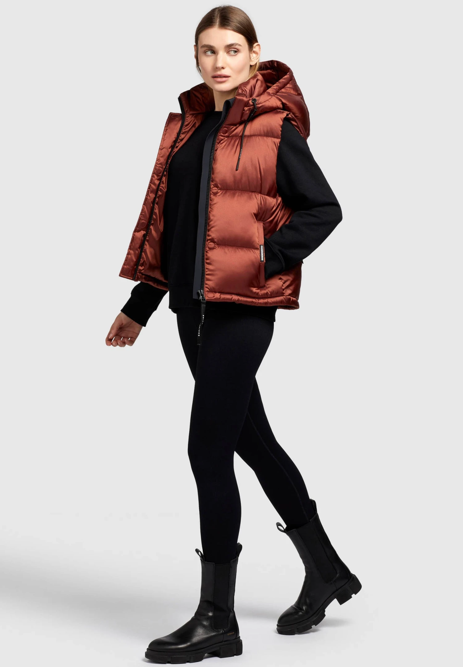 Khujo InnaSmanicatoRotbraun Donna Giacche E Blazer KH121U1BS-O11 2 Khujo InnaSmanicatoRotbraun Donna Giacche E Blazer KH121U1BS-O11 - immagine 2