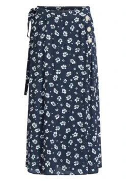 Khujo HepkeGonna A CampanaBlau-Weiß Geblümt Donna Gonne KH121B02J-K11 -Delem bdf6bd7f7d884d81bcc1b866a5c8f968