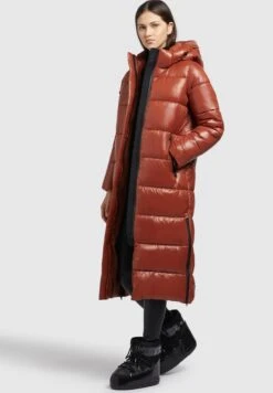 Khujo Saima ShinyCappotto InvernaleRotbraun Donna Cappotti KH121U1C0-G12 -Delem be1c81745d1d40cb8ca7ab382cc524d9