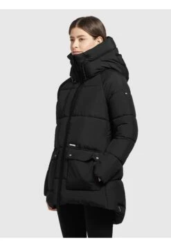 Khujo PheobeCappotto InvernaleSchwarz Donna Cappotti KH121U15N-Q11 -Delem c01cddd638f0438eb515c2f7c154fcf9
