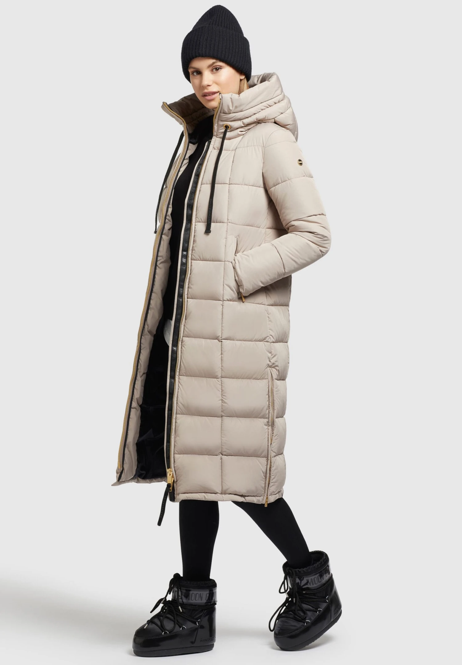 Khujo ArubaCappotto InvernaleTaupe Donna Cappotti KH121U16H-B11 1 Khujo ArubaCappotto InvernaleTaupe Donna Cappotti KH121U16H-B11