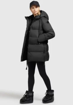 Khujo FraneeCappotto InvernaleSchwarz Donna Cappotti KH121U16A-Q11 -Delem c1180e76f2364bacad4172225b4b4a0f