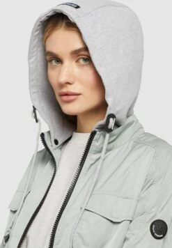 Khujo FlamesGiacca LeggeraBlassgrün Donna Giacche E Blazer KH121U13B-M11 -Delem c211f9f2948d4719bc17154a3ea431cc