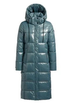 Khujo ShaneCappotto InvernaleGraublau Donna Cappotti KH121U1CC-C11 -Delem c3dd9ad339e34cceb879a129a4f18bc4