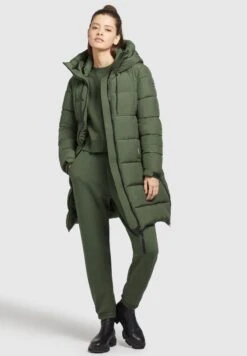 Khujo YoumaCappotto InvernaleOlivgrün Donna Cappotti KH121U153-N11 -Delem c41535ae09fc41319a6744858c1509f6