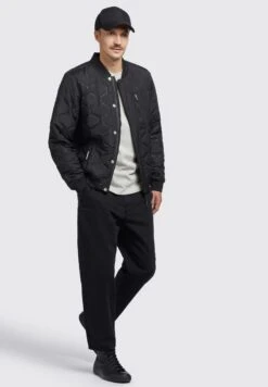 Khujo CarlsonGiacca Da Mezza StagioneSchwarz Uomo Giacche KH122T0ES-Q11 -Delem c4c55d6c767b4ea4abe01f771e1b5cec