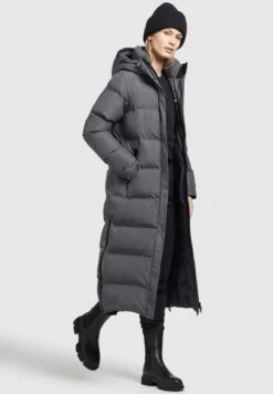 Khujo EllaCappotto InvernaleAnthrazit Donna Cappotti KH121U15F-Q12 -Delem c574285354d94ce99069ff3bb8a6bbcb
