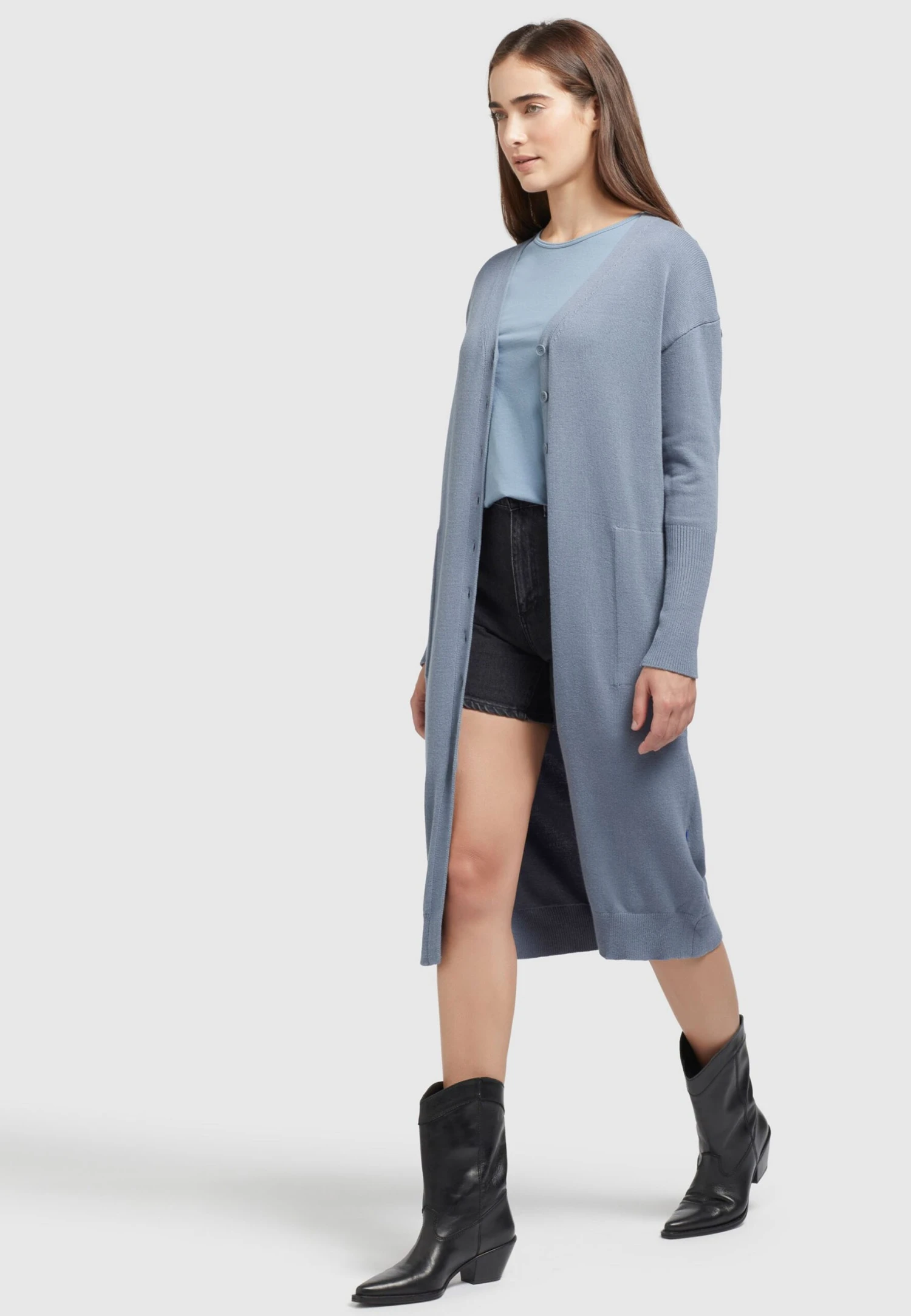 Khujo Elina - Cappotto Corto - Blau 7 Khujo Elina - Cappotto Corto - Blau - immagine 7