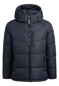 Khujo CroonGiacca InvernaleDunkelblau Uomo Giacche KH122T0DM-K12 -Delem c5fe604ac96f41d69139df81b772c530