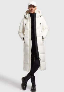 Khujo Lucia ShinyCappotto InvernaleNaturweiß Donna Cappotti KH121U1AH-A11 -Delem c61aab6e9bce4645b781b68c966bfcba