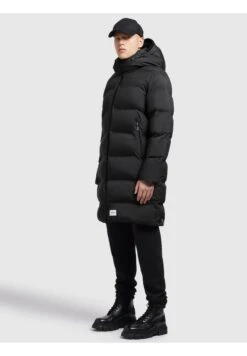 Khujo CaiusCappotto InvernaleSchwarz Uomo Cappotti KH122T0G1-Q11 -Delem c80973d0bf334b7eb06c822c535c777f