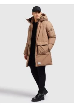 Khujo Chester - Parka - Hellbraun -Delem c83427acf382466a8c98751f01fe8bbf