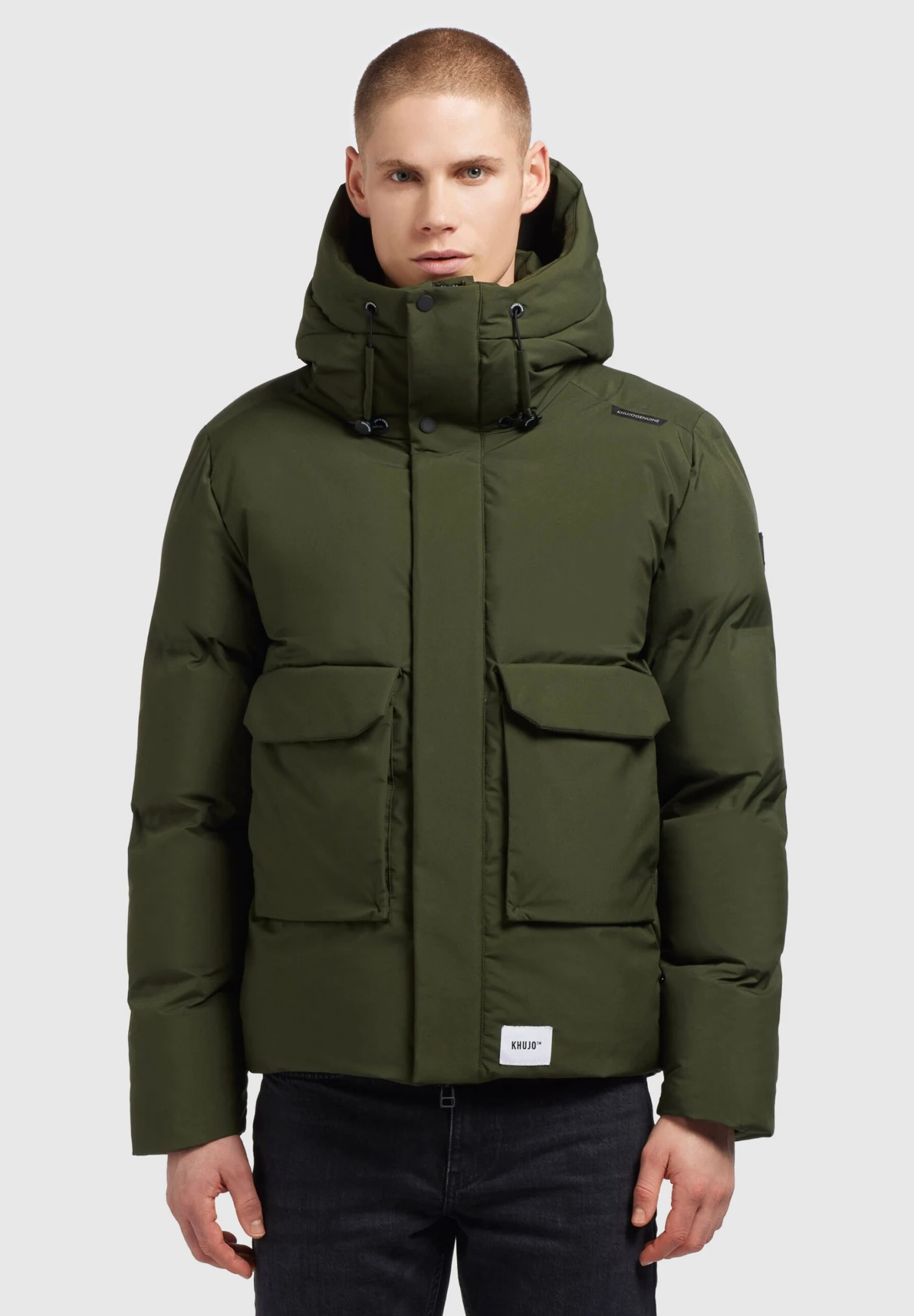 Khujo HintoGiacca InvernaleOliv Uomo Giacche KH122T0G0-N12 1 Khujo HintoGiacca InvernaleOliv Uomo Giacche KH122T0G0-N12