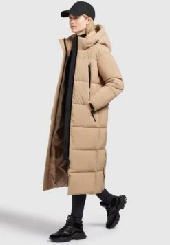 Khujo Mantel Lucia Matt - Cappotto Invernale - Beige -Delem c8da634e56e3438dab40c4696bcf5277