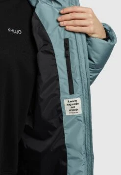 Khujo Jilias4Cappotto InvernaleBlaugrau Hell Donna Cappotti KH121U1D4-K11 -Delem c94d353d4cdc42fa92e92fbfa4f0803e