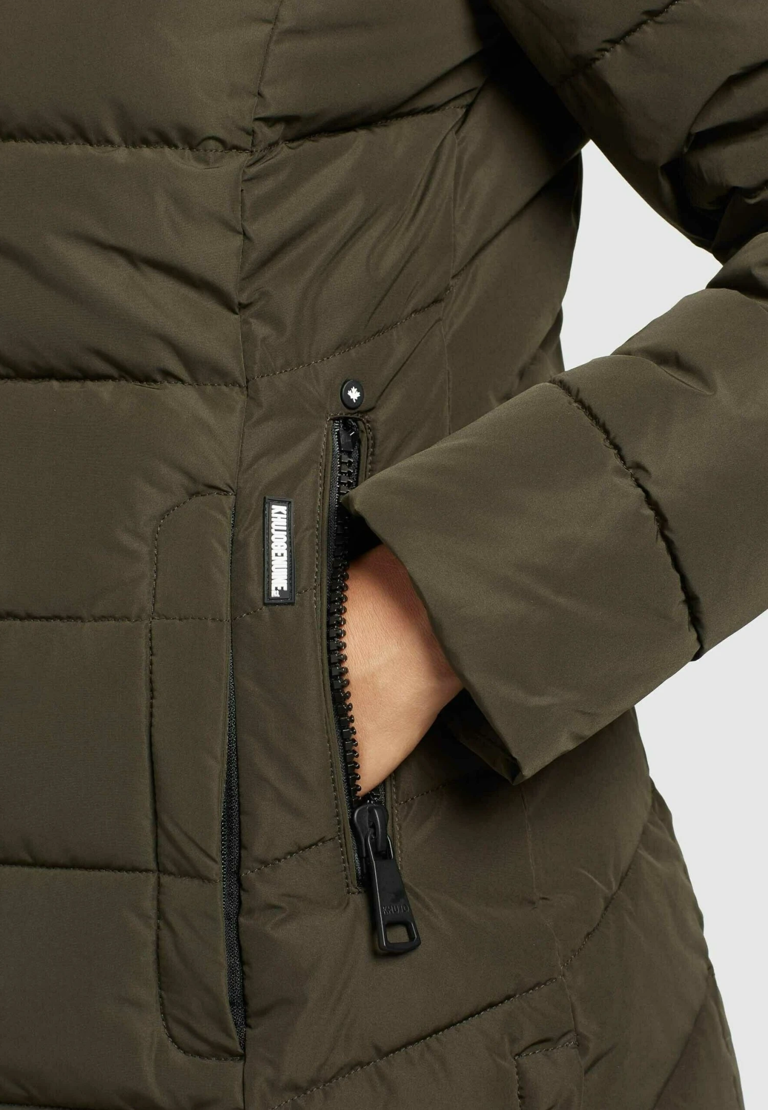 Khujo Delinas2Cappotto InvernaleDunkeloliv Donna Cappotti KH121U118-N11 5 Khujo Delinas2Cappotto InvernaleDunkeloliv Donna Cappotti KH121U118-N11 - immagine 5